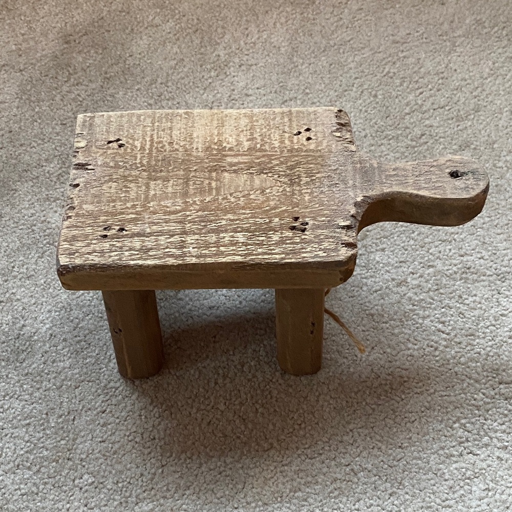 Rustic Wooden Miniature Table